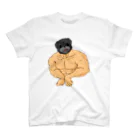 one-naacoのパグマッチョ(黒パグ) Regular Fit T-Shirt