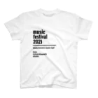 kazu+irohanatsumetaのmusic festival 2021 k_irohana スタンダードTシャツ