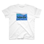 野鳥と犬の竃蔵屋(かまくらや)のカヌー  Regular Fit T-Shirt