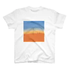 母作シリーズの夕焼けグラデーション スタンダードTシャツ