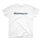 Waterhuman Inc.の公式ロゴTシャツ(白) スタンダードTシャツ