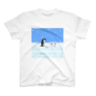 rukafashionistaのペンギン親子　色付き スタンダードTシャツ