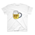 就労継続支援B型事業所ブレンドのビールうまそー スタンダードTシャツ