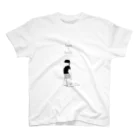 ぷんモールのtiny breast lady スタンダードTシャツ