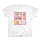 Teal Blue CoffeeのTealBlueItems _Cube PINK Ver. スタンダードTシャツ