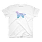 AtelierBoopの花-sun 2 ゴールデンレトリバー Regular Fit T-Shirt