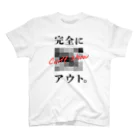 pororiの完全にアウト(白) スタンダードTシャツ