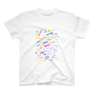 EACH PERSONの虹を見に来たホタルたち スタンダードTシャツ