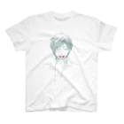 ナオ (*ﾉ･∀･)ﾉのなめる（白） スタンダードTシャツ