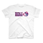 Mother of AlohaのMother of Aloha wahine pink スタンダードTシャツ