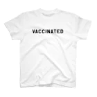 goodsgoodsのB_vaccinated_2 ワクチン接種済み スタンダードTシャツ