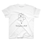 aeiuoのYOGA CAT Regular Fit T-Shirt