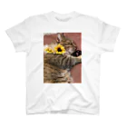 かおこshopのひまわり猫 スタンダードTシャツ