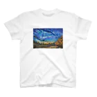 星空絵かきのアトリエの銀河鉄道の夜明け Regular Fit T-Shirt