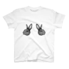 うさぎのうなぎのbunny face Regular Fit T-Shirt