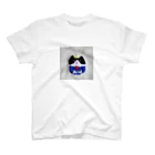 chimat.のお花をもった猫さん（Blue） Regular Fit T-Shirt