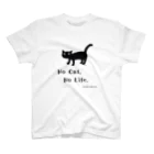 あわねこ保育園のNo cat  No Life  티셔츠
