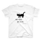 あわねこ保育園のNo cat  No Life  スタンダードTシャツ