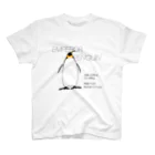 空とぶペンギン舎のコウテイペンギン スタンダードTシャツ
