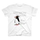 空とぶペンギン舎のマカロニペンギン スタンダードTシャツ