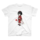 【USAGISKI】(ウサギスキー)の兎の面を持った少女 スタンダードTシャツ