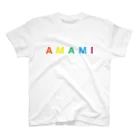 奄美太郎のAMAMI Color logo Tシャツ Regular Fit T-Shirt