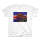 Junie貼り絵グッズのモンサンミッシェル スタンダードTシャツ