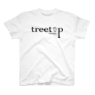 treetop-shoesのtreetop　Ｔシャツ黒文字 Regular Fit T-Shirt