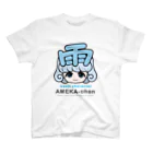 漢字キャラクターあめかちゃんのあめかちゃん close-up Regular Fit T-Shirt