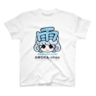 漢字キャラクターあめかちゃんのあめかちゃん close-up スタンダードTシャツ