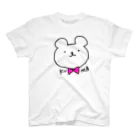 A☆SHoPのくまTシャツ(ピンクリボン) Regular Fit T-Shirt