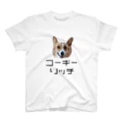 ichiyac designのコーギーのリッチ スタンダードTシャツ