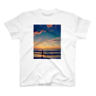 nature_photo SHOPのSunset  Beach スタンダードTシャツ