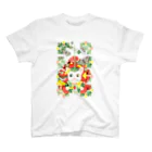 ねことりむし★CAT BIRD INSECTの苺大福／Strawberry Daifuku Regular Fit T-Shirt