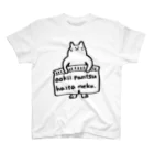 ばはむーと工房のおおきいパンツはいたねこ スタンダードTシャツ