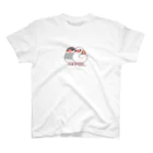 文鳥Familyの仲良し白文鳥とシルバー文鳥 Regular Fit T-Shirt