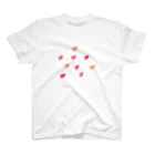 ruru123の桜と鳥 スタンダードTシャツ