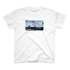 おやすみの夏の空気、河川敷 スタンダードTシャツ