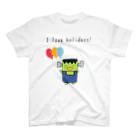 いかめし店舗のI love holidays! ふらんけん君 Regular Fit T-Shirt