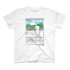 ことかうさぎの乗り鉄くん Regular Fit T-Shirt