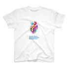 sheknowの心臓  Heart Love Regular Fit T-Shirt