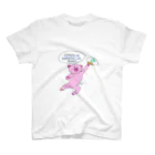 ぷにをさんの天晴れブタさん スタンダードTシャツ