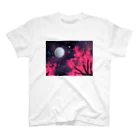 Happy Moon Artの春の夜 Regular Fit T-Shirt