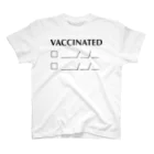 Vaccinated2021のワクチン接種確認 Vaccinated check スタンダードTシャツ