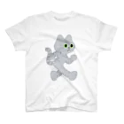 嶌星堂の飛び出し坊や猫 サバトラネコ Regular Fit T-Shirt