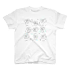 ennuのほねほねじゅるねこ スタンダードTシャツ