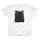 黒猫sceneryの黒猫のミニクロくん Regular Fit T-Shirt