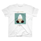 moguuuu.のsoft cream tabeyo スタンダードTシャツ