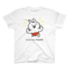 Mintoキャラクターストアのうさぎゅーん！にんじんパワー スタンダードTシャツ