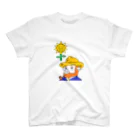 豚人イラストのパンダ武島のブタサンフラワーとブッホさん Regular Fit T-Shirt